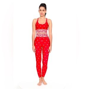 Adam Selman Sport Bandana Printed Hi Rise Legging